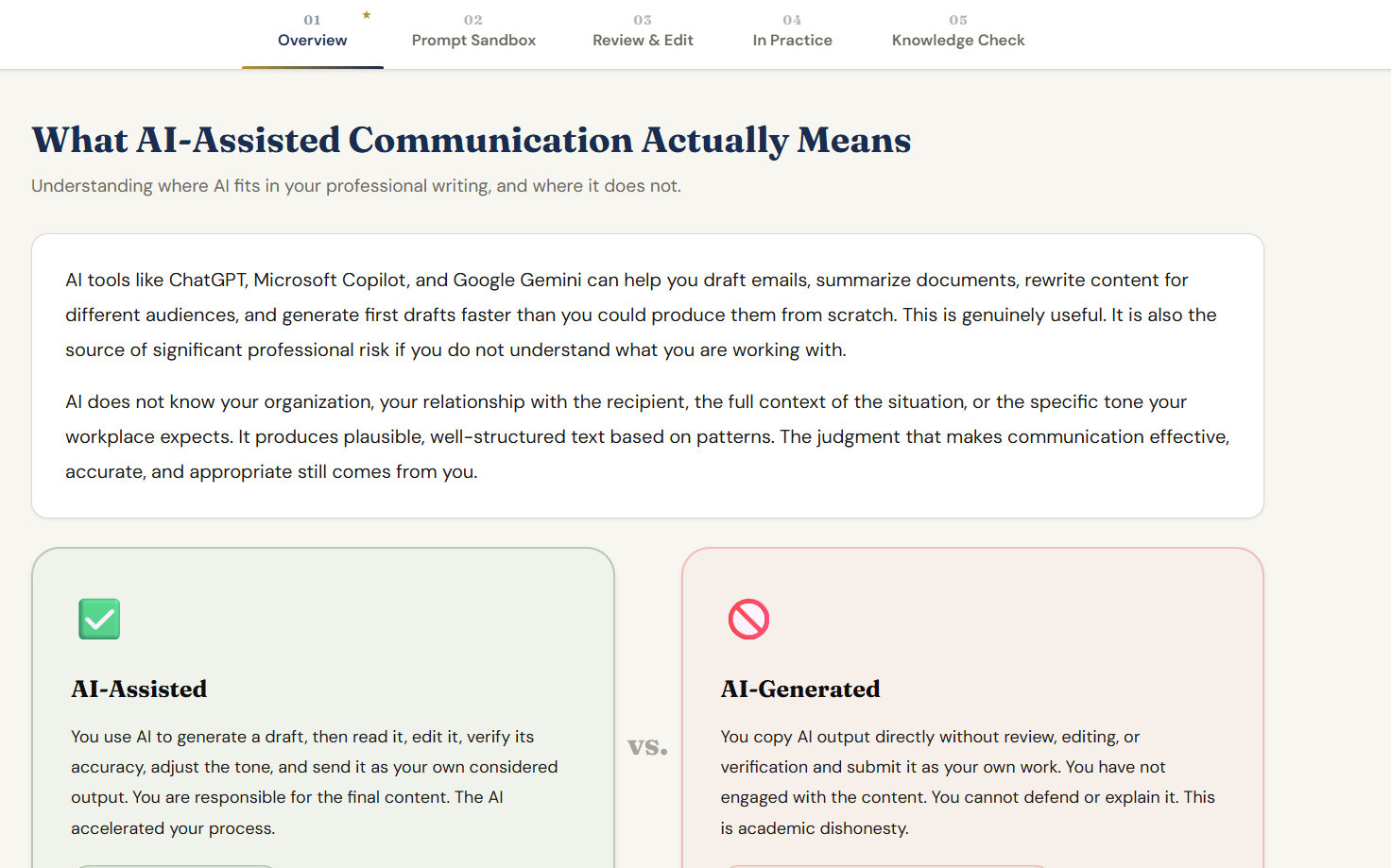 AI-Assisted Communication Module